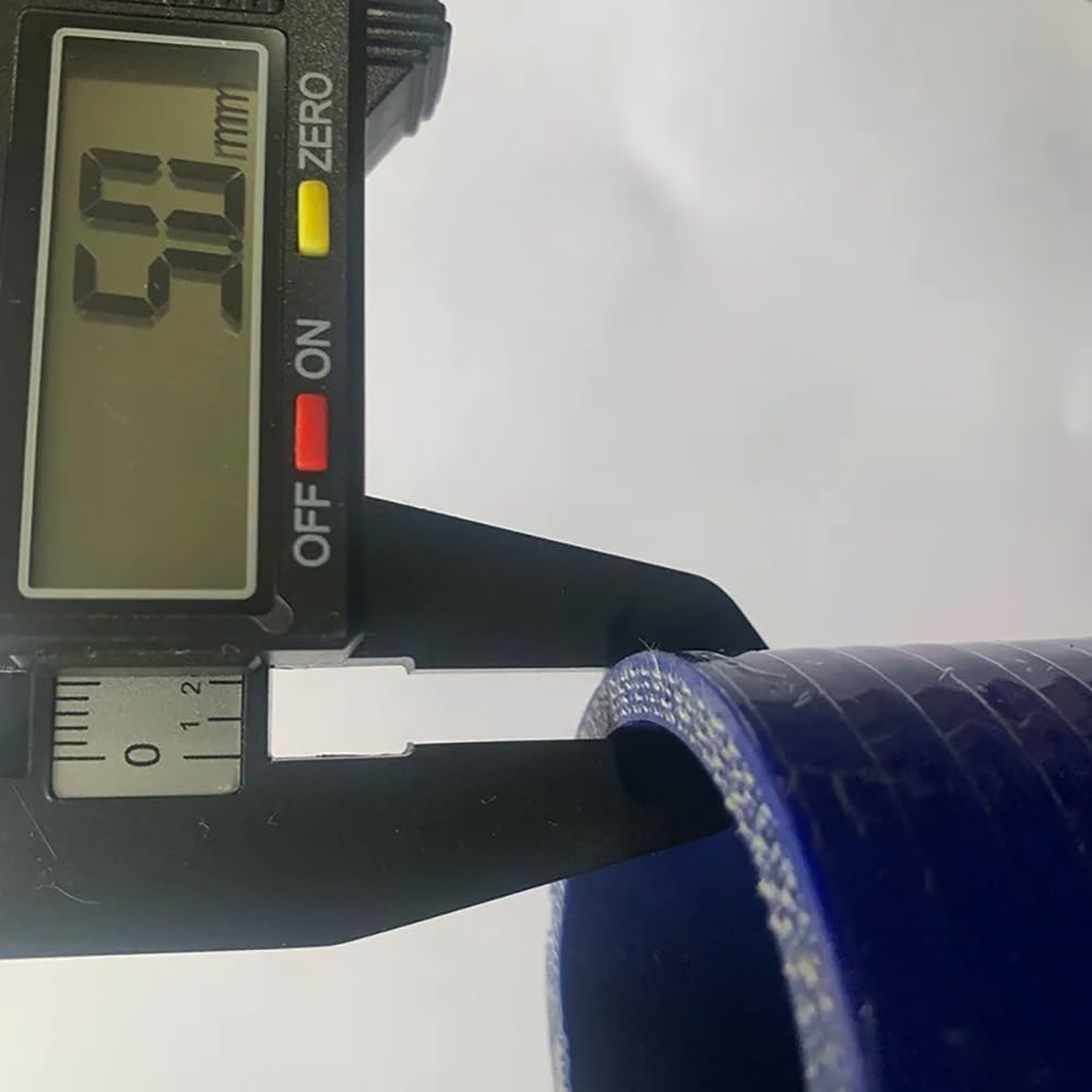 1 Szt. Wąż Silikonowy Turbo (ID16-85 Mm, 300 Mm) - Odporny Na Ciepło I Olej, Wzmocniony Splot, Zawiera 2 Zaciski - Niebieski(ID 28mm)