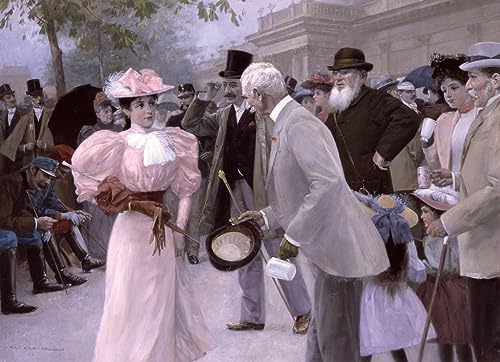 Tableau Promenade de Morgen Wilhelm Gause pour habiller un grand mur de chambre vide