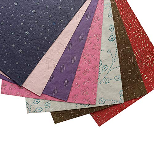 Generic Liora's A4 Craft Papers Pack of 10 Sheets, Dual Side Colored Papers for Art & Craft Work/Colored Drawing Sheets (LFACCP005)