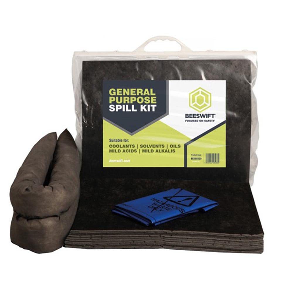 Beeswift Black 20L General Purpose Spill Kit