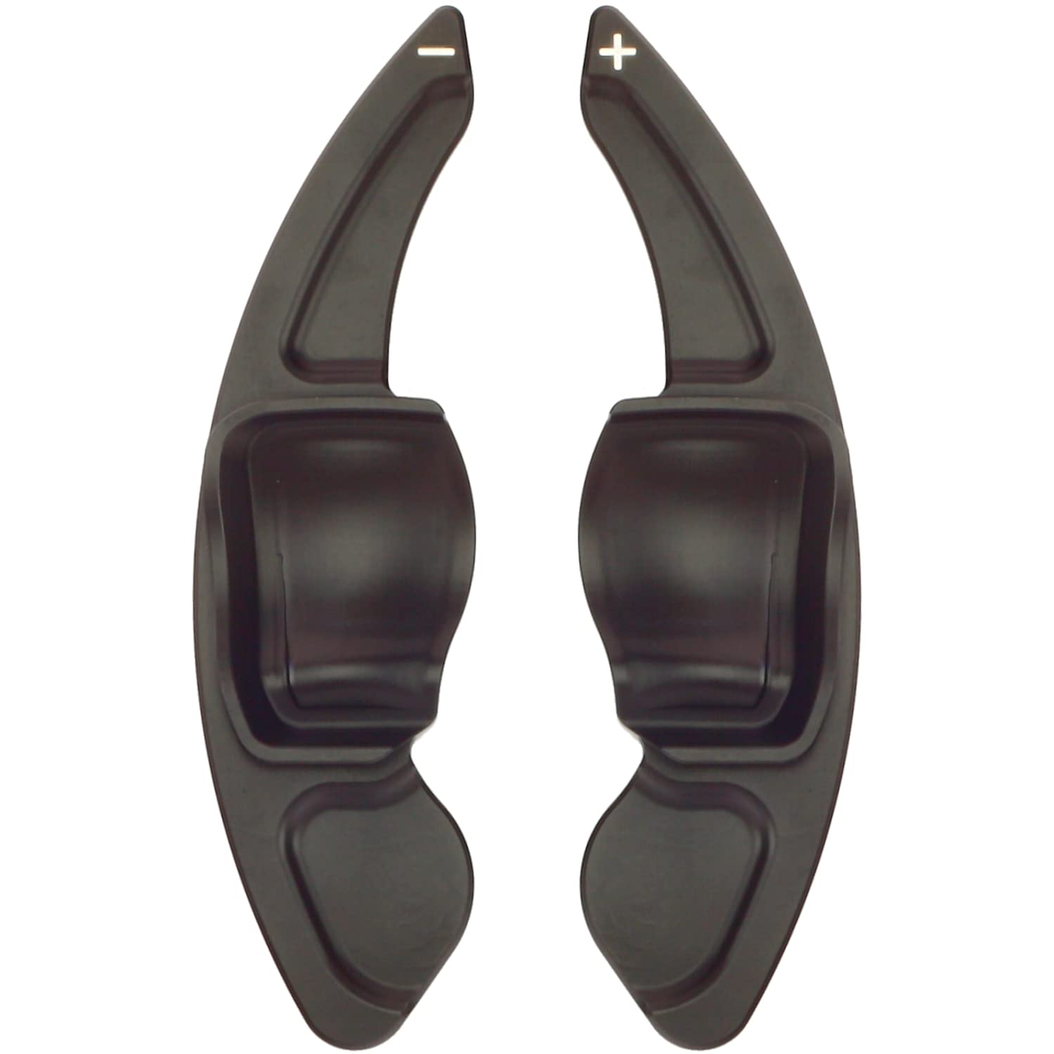 Overdrive-Racing Schaltwippen Verlängerung Kompatibel mit VW Golf 5 Golf 6 EOS Jetta 5 Passat Polo 6r Scirocco 3 Alu Schwarz Eloxiert Typ-A