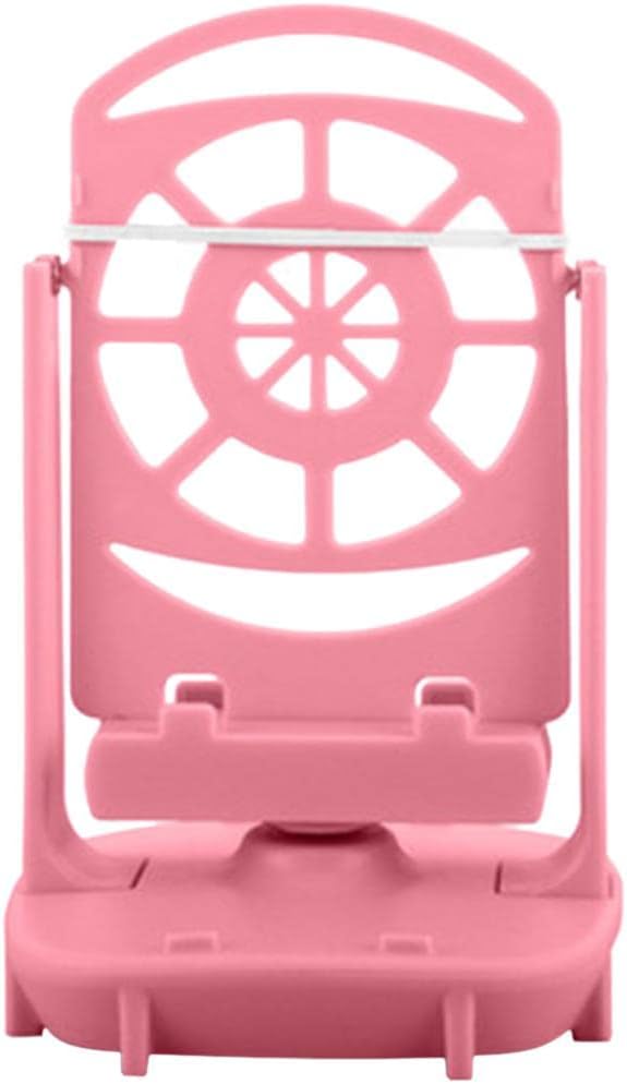 Automatic Phone Swing Device Step Counter Support Stand for Fitness Tracking, Motion Simulator Holder Compatible with Two Phones, Pink