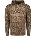Drake Waterfowl Youths' Unisex Hunting Casual Camo Anti-Pilling Stretching Hoodie w/Kangaroo Pocket, Lined Hood, Bottomland, Small