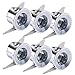 6 x Mini Faretto da Incasso a Luce Fredda Mini Faretti 1W LED Per Il Vetrina Station di Interni Illuminazione Cartongesso Incl.Seperated Trasformatore