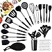 JOYBOY Utensilios Cocina de Silicona,37 Piezas uego de Utensilios de Cocina,Resistente al Calor,Antiadherente y Resistente a los Arañazos,sin BPA Acero Inoxidable Accesorios Cocina