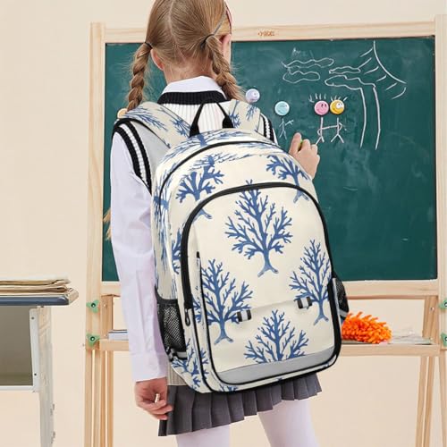 Sac à dos école primaire enfant 6-12 ans multicolore bleu
