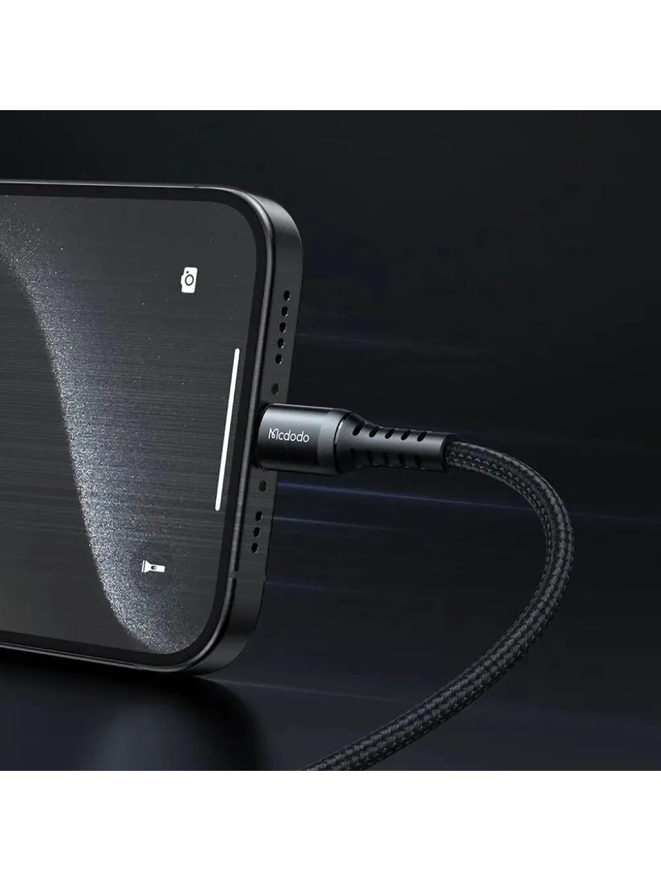 Mcdodo CA-5643 60W 3A TYPE-C To TYPE-C Şarj ve Data Kablosu Siyah - 2m