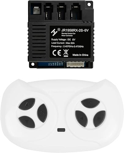 Control remoto Bluetooth 2.4G y caja de control receptor JR1958RX-2S-6V para niños, kit de placa base remota, kit de placa base eléctrica para Control remoto Bluetooth 2.4G y caja de control receptor JR1958RX-2S-6V para niños, kit de placa base remota, kit de placa base eléctrica para