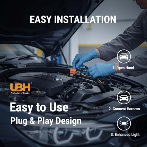 Image of Car Dual Head lamp Relay waring harness 12 V / 400 W (Only H4)