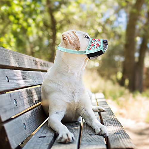 image for HEELE Dog Muzzle,Soft Nylon Muzzle Anti Biting Barking Chewing,Air Mes