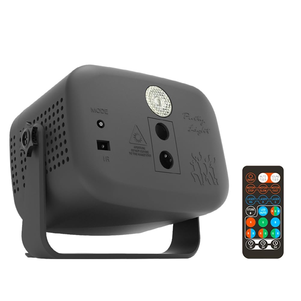 CTRLZS Strobe Lights RGB Mini Disco with Remote Control for DJ Dance Bar for Rave Club Gig Lighting