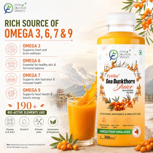 Fytika Sea Buckthorn Juice 300ml - Image 6