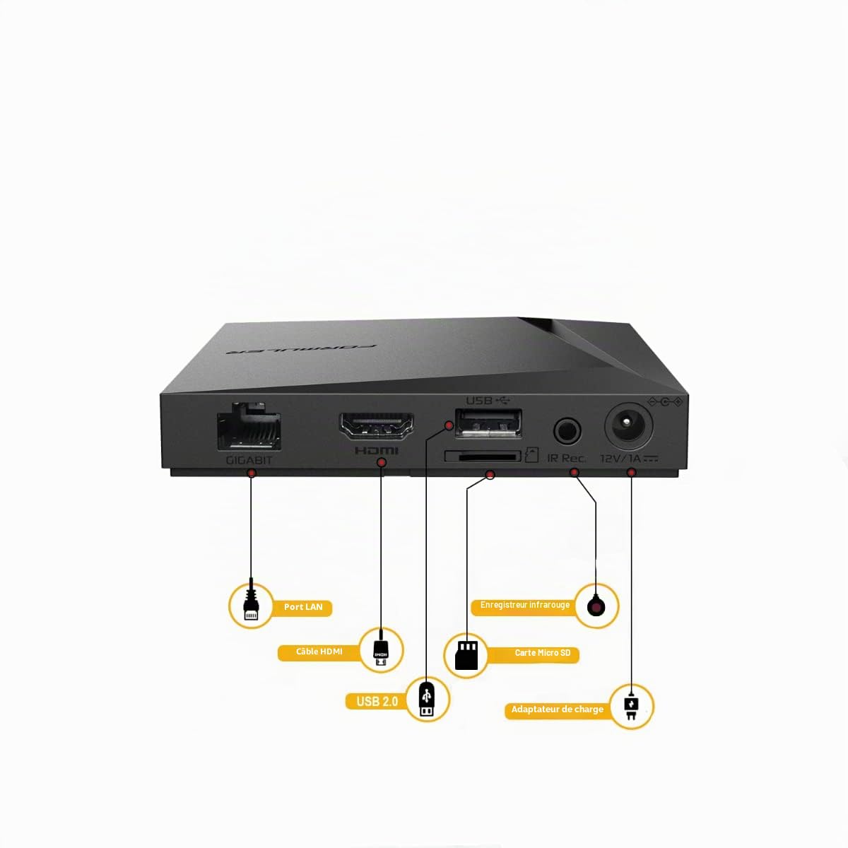 Formuler Z11 Pro Max 4K Android 11 Dual Band 5G Gigabit LAN 4 Go RAM 32 Go Stockage avec Premium IR1 Télécommande