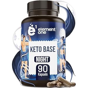 Keto Base Night – 90 Kapseln für Stoffwechsel Nacht ohne Koffein – grüner Tee Extrakt, Ashwagandha, Magnesium, Vitamin B6 – beliebt bei Keto Diät Gewichtsmanagement