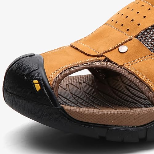 Men's Headband Breathable Thick Sole Casual Beach Shoes ls Gold2