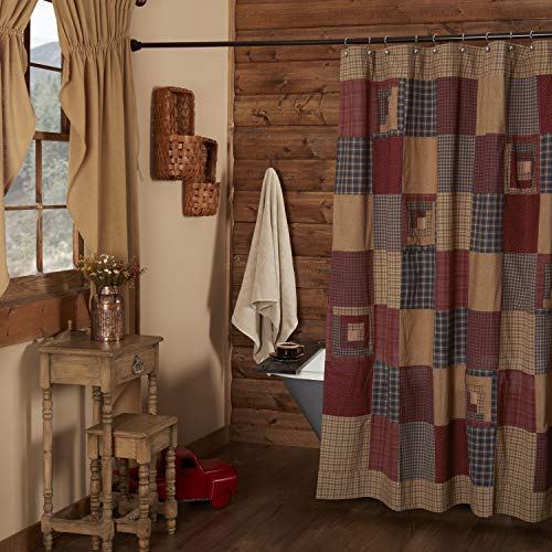 millsboro quilt - VHC Brands 7505 Millsboro Shower Curtain 72x72