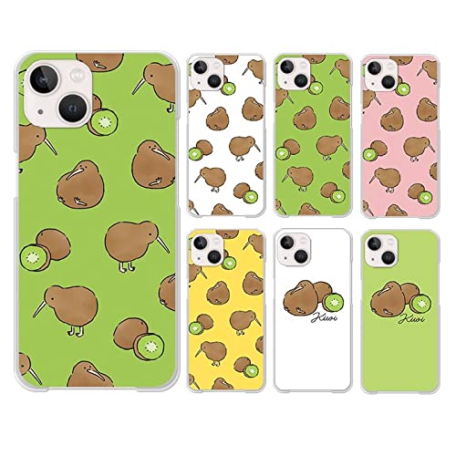 スマホケース クリアケース ハードケース キーウィ キウイ 鳥 フルーツ 02:総柄グリーンXperia 5/SO-01M 対応ケース