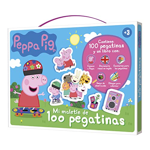 LUDUM MALETÍN 100 PEGATINAS PEPPA PIG