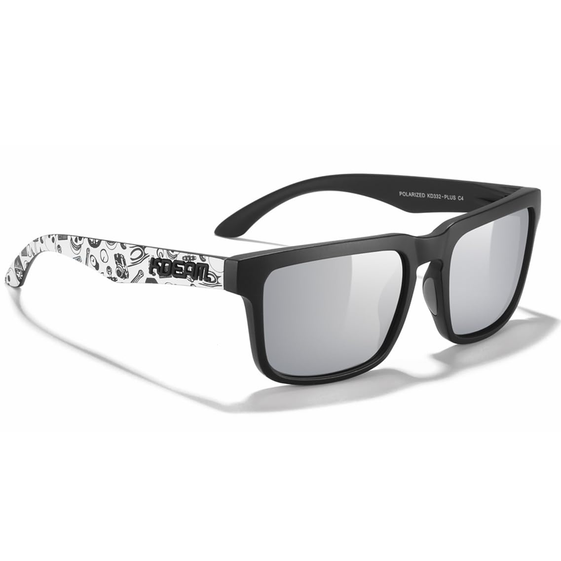 Polarisierte Sonnenbrille in XXL-Größe für Herren und Damen, für Sport, Radfahren, Fahren, Angeln, UV400-Schutz