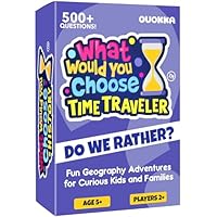 QUOKKA Board Game for 8-12 Year Olds - History Edition - Family Card Game for Kids Ages 5-8 - What Would You Choose | Pick Your Answer | Get to Know You - Fun Game Night for Boys & Girls