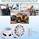 Pyle 2-Wege Lautsprecher Boxen, Aufbaulautsprecher – Outdoor Speaker – 200 Watt, Wasserdicht als Boot & Pool, Marine Lautsprecher mit Magnetstruktur, Weiß