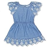 fällt eher klein aus ! Feetje Baby Kleid mit passendem Slip aus Leichter Jeans-Ware