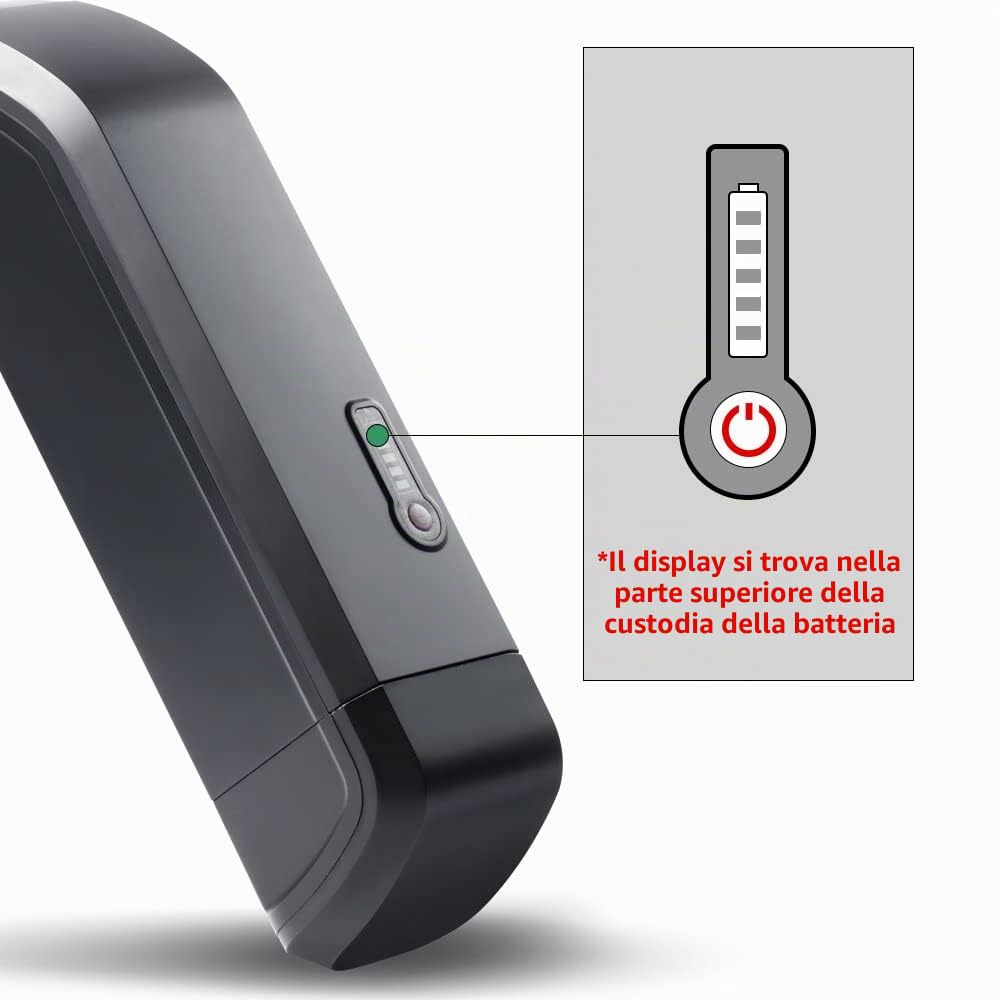 SEASON 36V Ebike Batteria (SF-06) 11.6Ah /14Ah Batteria di ricambio JCEB360-11.6 per Bicicletta Elettrica Pedelecs da Fischer, Bianchi