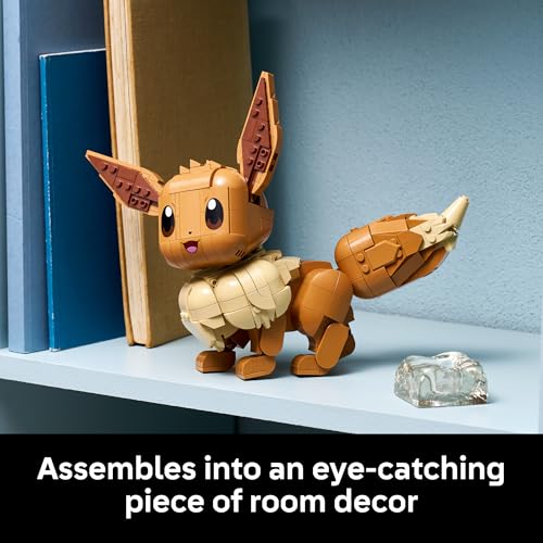 Image of LEGO Pokemon Eevee - Collectible Building Set for Adults, Ages 18+ - Posable Pokemon Figure for Display - Desk, Bookshelf or Home Office Decor - Gift for Men & Women - 72151