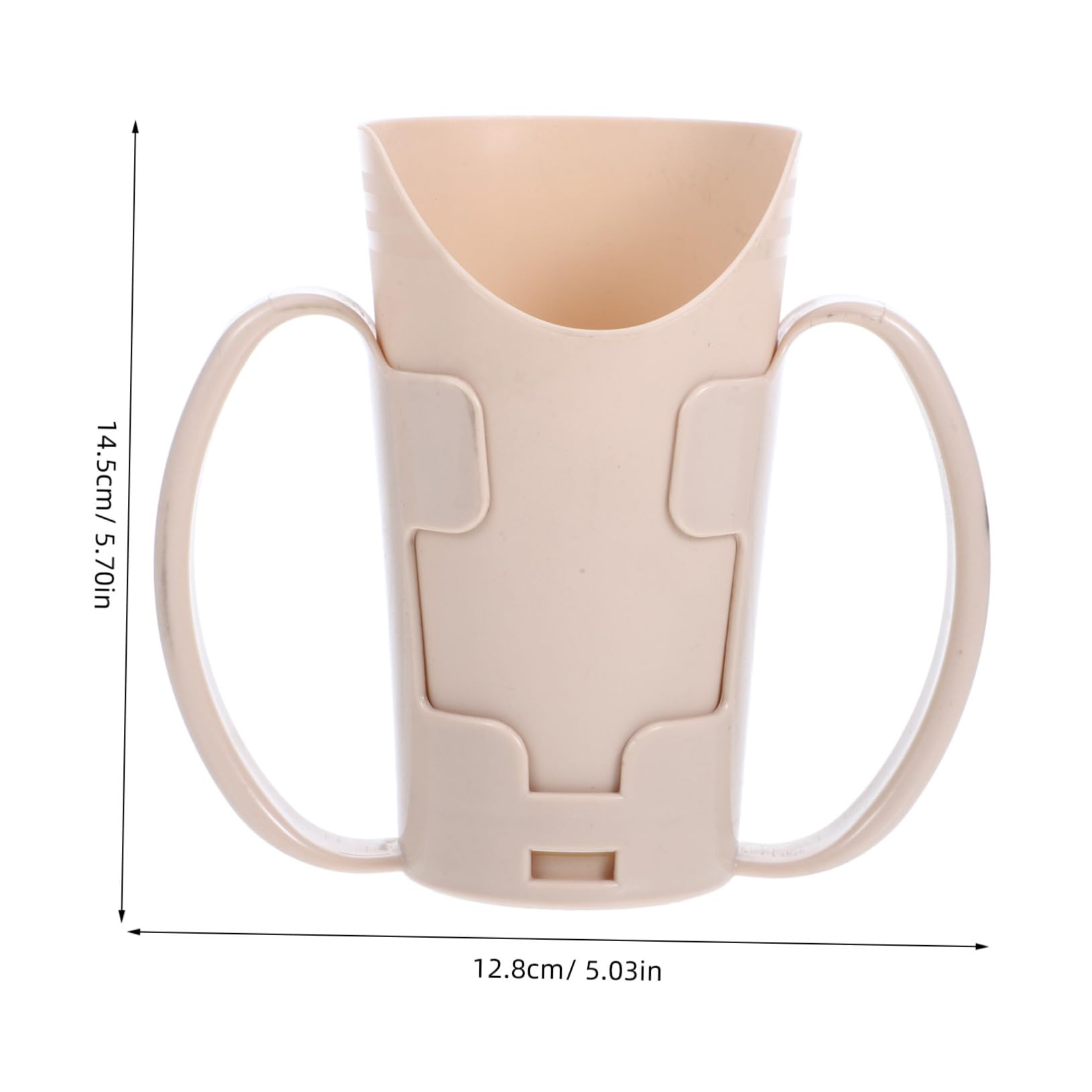 Taza Para Beber Con Doble Asa Para Personas Mayores Vaso Para Disfagia Con Apertura Inclinada Antiahogos Ayuda Para RehabilitacióN Y PrevencióN De Derrames En Pacientes Encamados