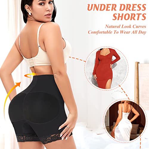 Image of DERCA Butt Enhancer Hip Pads Lace Padded Boyshorts