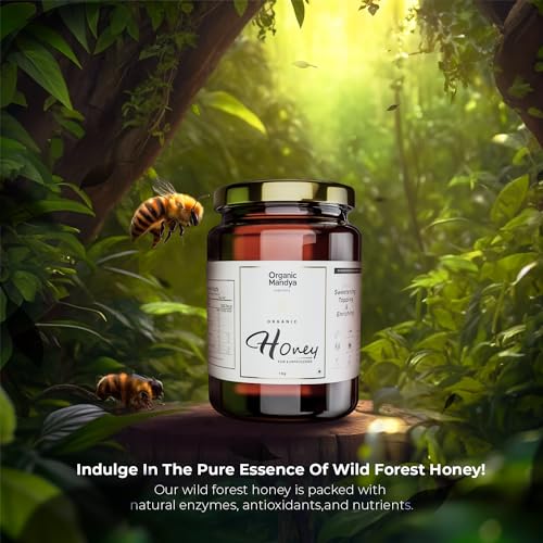 Image of Pure Honey 1kg - Raw Wild Forest Honey | Organic Honey, Natural Unprocessed Honey by Organic Mandya