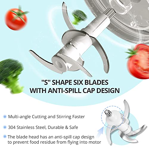 Mama Daily 20-In-1 Baby Food Maker/Storage/Feeding System, Mini Baby Food Processor Set, Baby Puree Food Mill Blender Grinder Chopper Electirc, Newborn Essentials Baby Shower Gifts For Homemade Food #TOP3