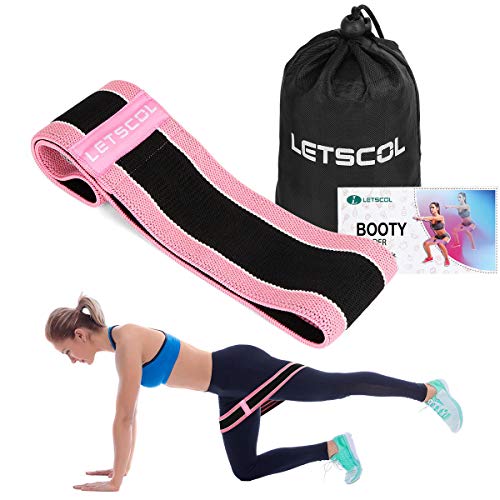LETSCOL Resistance Bands for Legs and Butt,Exercise Bands Booty Bands Workout Bands Hip