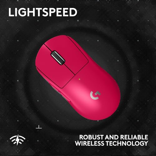 Image of Logitech G PRO X Superlight 2 SE Wireless Gaming Mouse, 60 g pro-Grade Mouse with 5 programmable Buttons, 44K DPI Sensor, 888+ IPS, 1 kHz Report Rate, USB-C Charging for PC /Mac - Pink