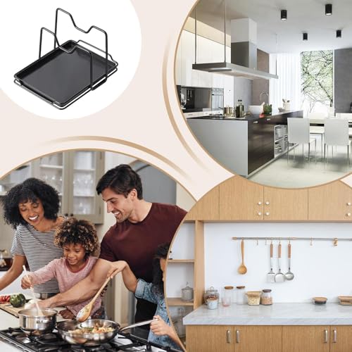 Support couvercle casserole et planche à découper inoxydable pour cuisine - 5
