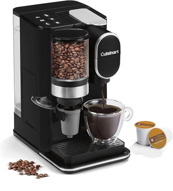Cuisinart Single-Serve Coffee Maker + Coffee Grinder Cuisinart Single-Serve Coffee Maker + Coffee Grinder