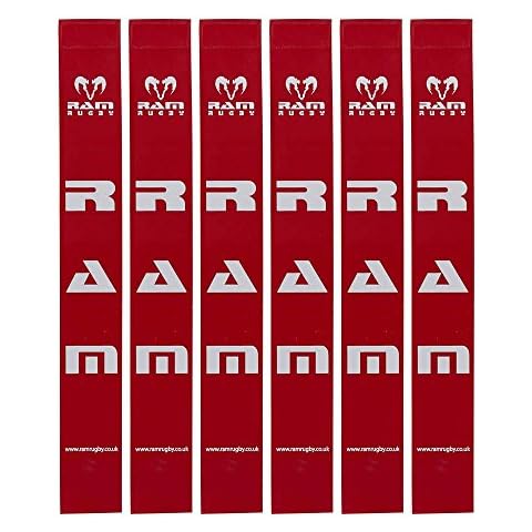 Ram Rugby Tags Only - Sets of 20 Tags - 4 Colours Available (Red) Cover
