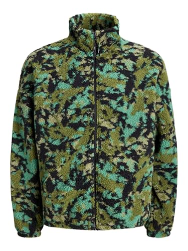 Veste zippée intégrale JACK & JONES Jorskin Teddy Hn T25 blouson polaire homme chaud