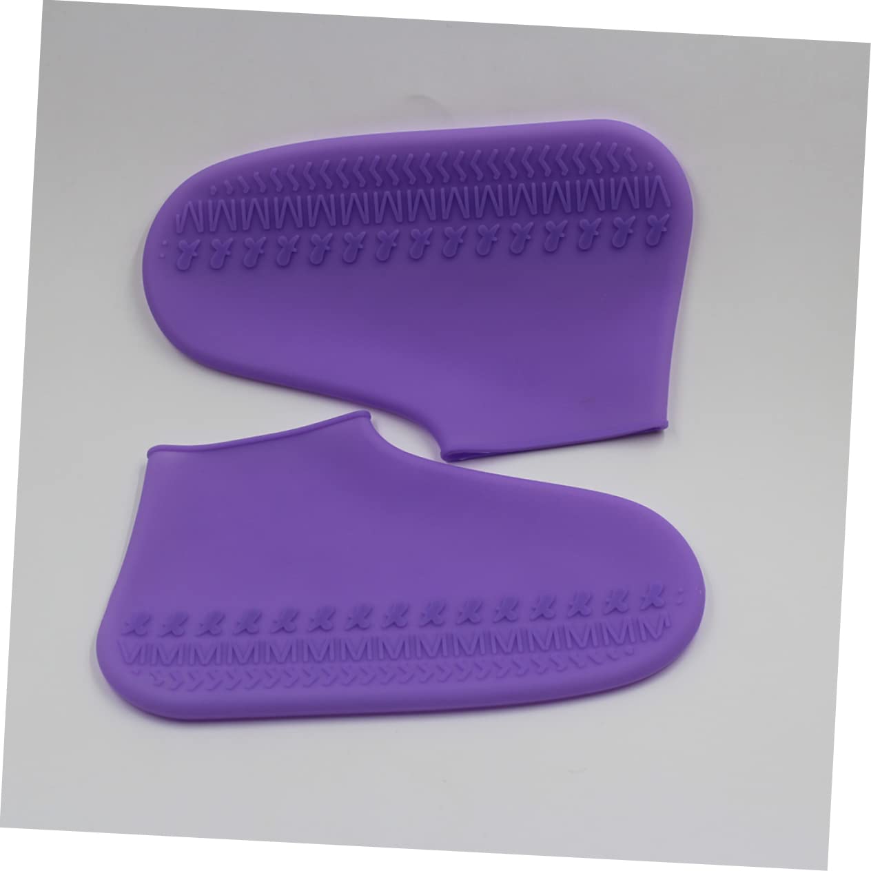 POPETPOP Couvre-Chaussures Imperméables en Silicone Antidérapants et Résistants à l'usure pour Chaussures Unisexes, pour Camping et Loisirs, Lot de Couleur Aléatoire