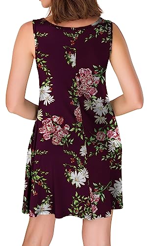 Image of Short /Long Sleeve Women's Cold Shoulder Dress with Pockets Casual Swing T-Shirt Dresses