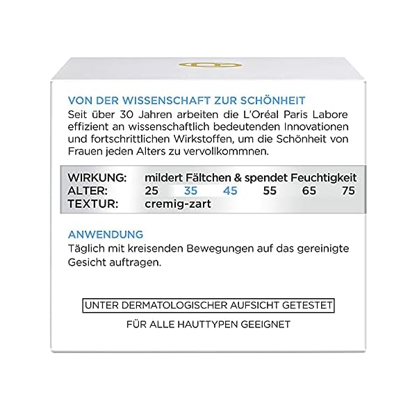 L'Oréal Paris Feuchtigkeitspflege für das Gesicht, Pflegende Anti-Aging Creme mit Kollagen Biosphären, Mildert Fältchen… – Bild 9