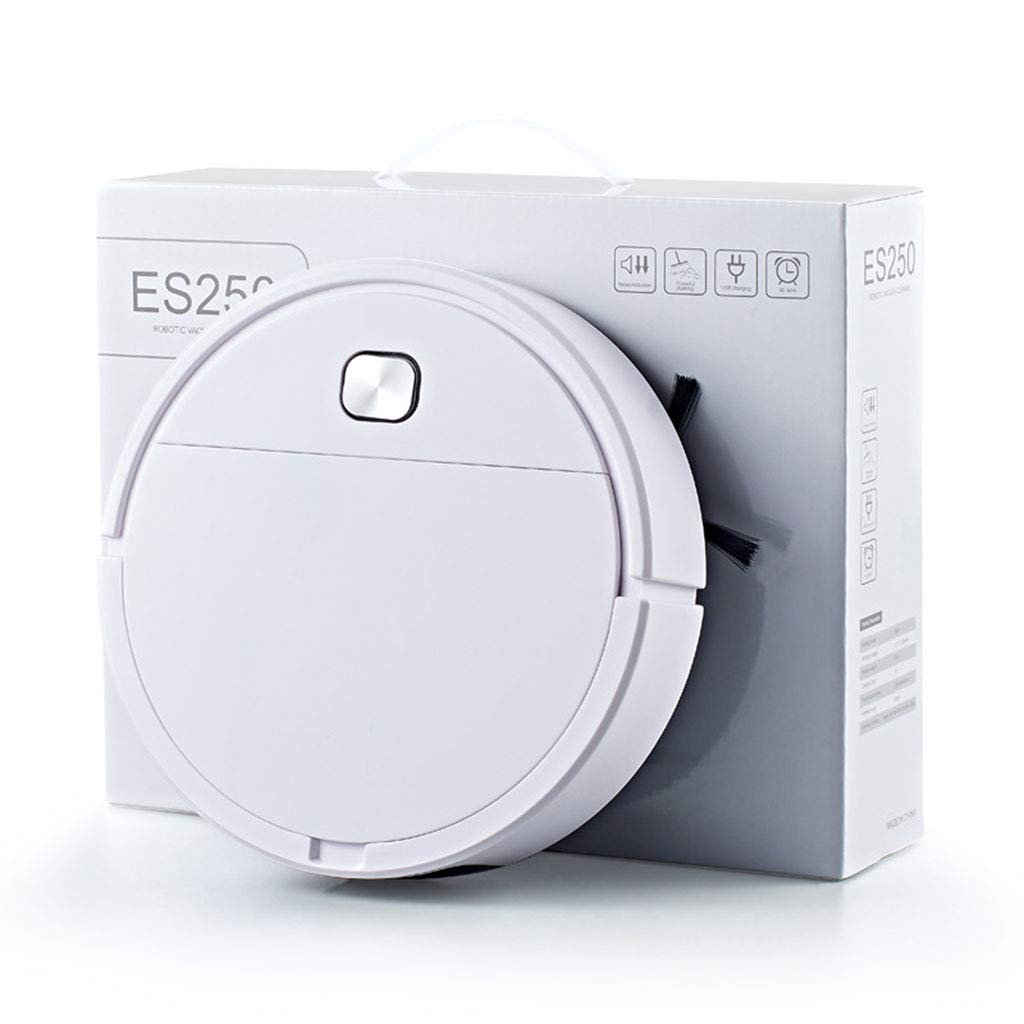 TEmkin Robot Vacuum Cleane 7Cm Ultra-Thin Body 3In1 Smart Sweeper 3Cleaning Modes,Obstacle Avoidance, 360 Degree Cycle Cleaning, Works on Hard Floor Low Pile Carpet Pet Hair