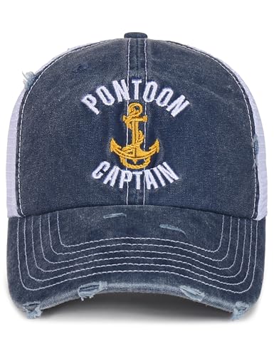 InnoBeta Pontoon Hat, Boat Captain Gifts for Men, Pontoon Accessories Baseball...