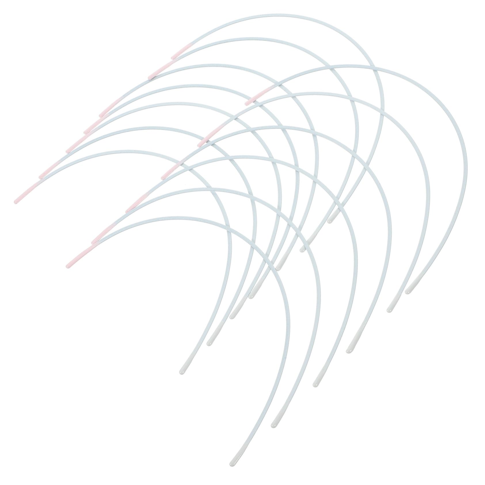 Beatifufu 10Pairs Women Underwire Replacement Durable Underwire for Repair Compatible with Various Styles for Sewing Projects