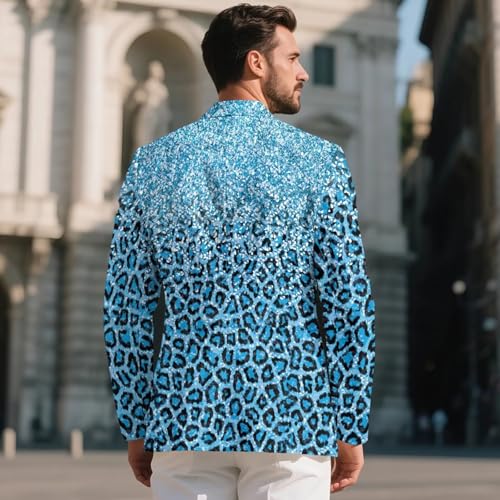 Mens Casual Slim Fit Suit Jacket 1 Button Daily Blazer Business Sport Coat Tops Notched Lapel Suit Jackets3