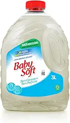 Lava Roupas Líquido Baby Soft Max Cuidado - 3l