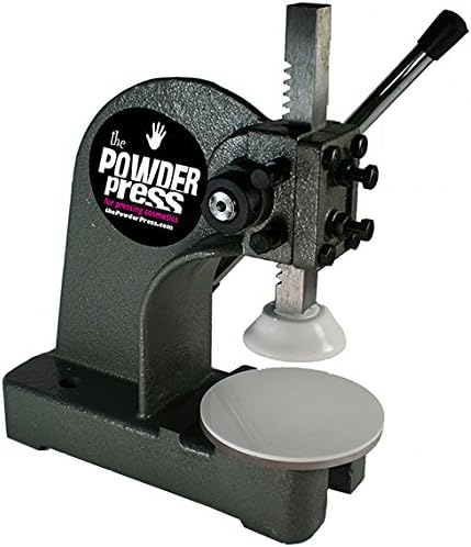 THE POWDER PRESS Cosmetic Pressing Tool Featured in Like A BOSS Movie - for Face Powder and Eye Shadow Indie Makeup Production - Stop Hand-Pressing!