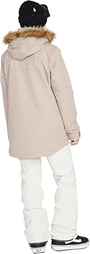 Miniatura 10 de Volcom Fawn - Chaqueta con capucha para mujer con aislamiento para snowboard y esquí, Violeta (Violet Ice)
