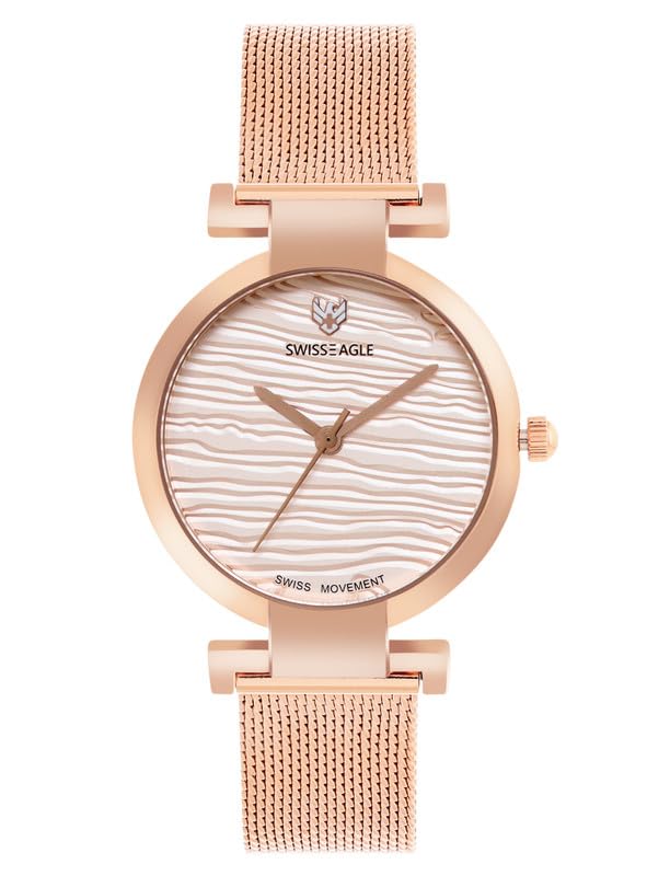 swiss eagle Analog Stylish Watch for Women Water Resistant Fashion Watch Round Shape with 3 Hand Mechanism Wrist Watch to Compliment Your Look/Ideal Gift for Female-picture-30