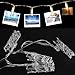 FANSIR 20 LED Photo Clip String Lights, 3 Modes 7.2 ft LED Clips Lights Battery Powered String Lights Lamp for Home/Party/Christmas Decoration Birthday Wedding Party Festival Decor(Warm White)